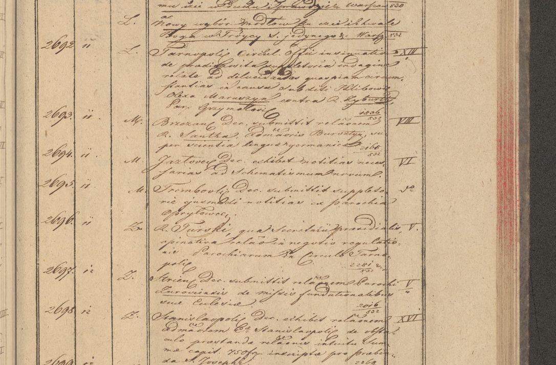 Zdjęcie nr 219 dla obiektu archiwalnego: Protocollon exhibitorum in Ecclesiasticis ex anno 1832
