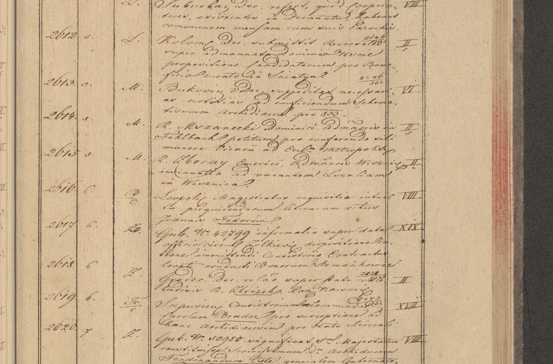 Zdjęcie nr 213 dla obiektu archiwalnego: Protocollon exhibitorum in Ecclesiasticis ex anno 1832