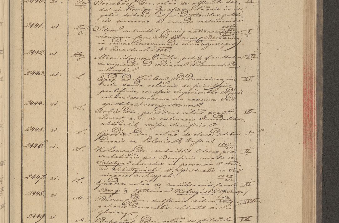Zdjęcie nr 199 dla obiektu archiwalnego: Protocollon exhibitorum in Ecclesiasticis ex anno 1832