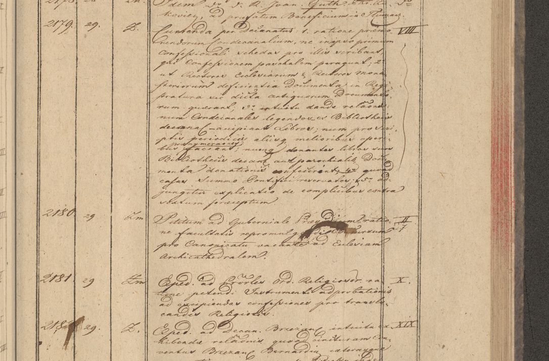 Zdjęcie nr 179 dla obiektu archiwalnego: Protocollon exhibitorum in Ecclesiasticis ex anno 1832