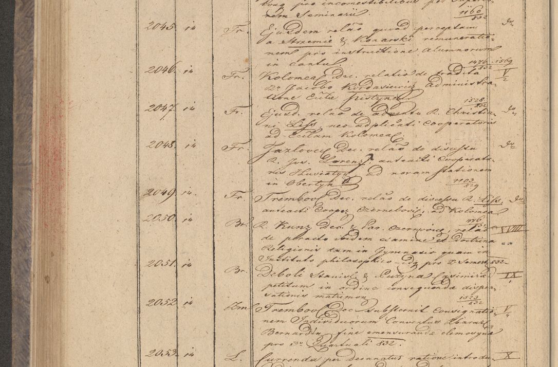 Zdjęcie nr 168 dla obiektu archiwalnego: Protocollon exhibitorum in Ecclesiasticis ex anno 1832