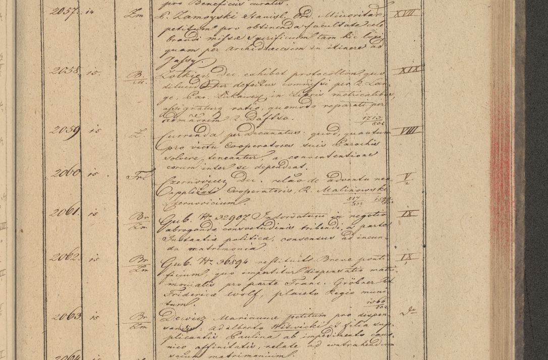 Zdjęcie nr 169 dla obiektu archiwalnego: Protocollon exhibitorum in Ecclesiasticis ex anno 1832