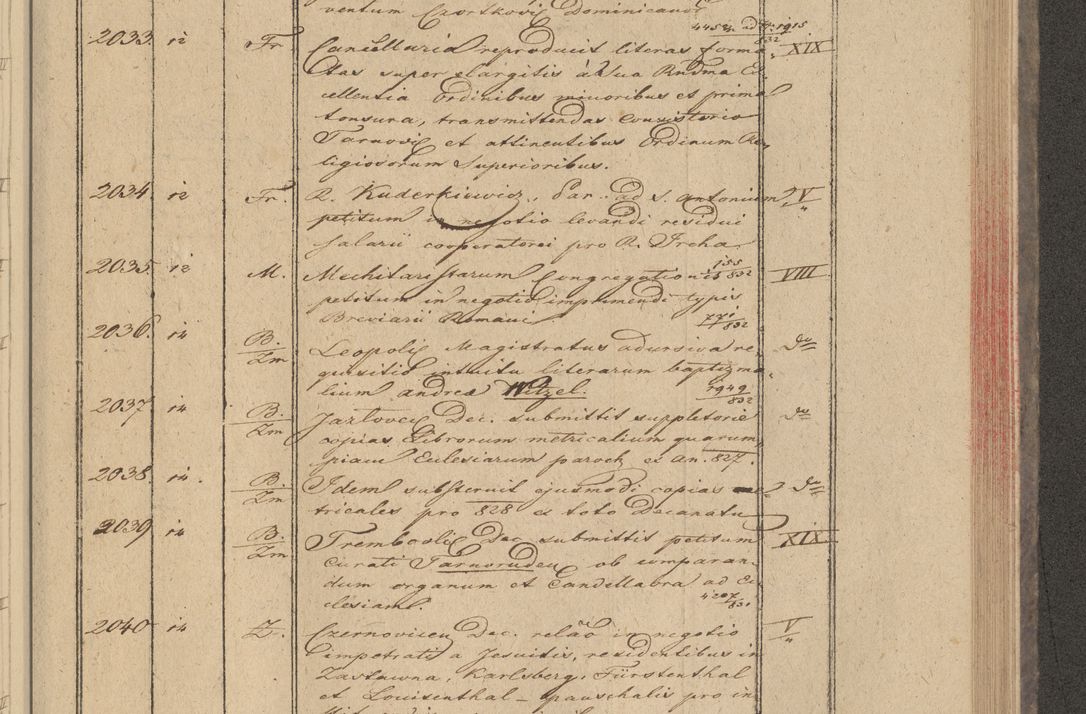 Zdjęcie nr 167 dla obiektu archiwalnego: Protocollon exhibitorum in Ecclesiasticis ex anno 1832