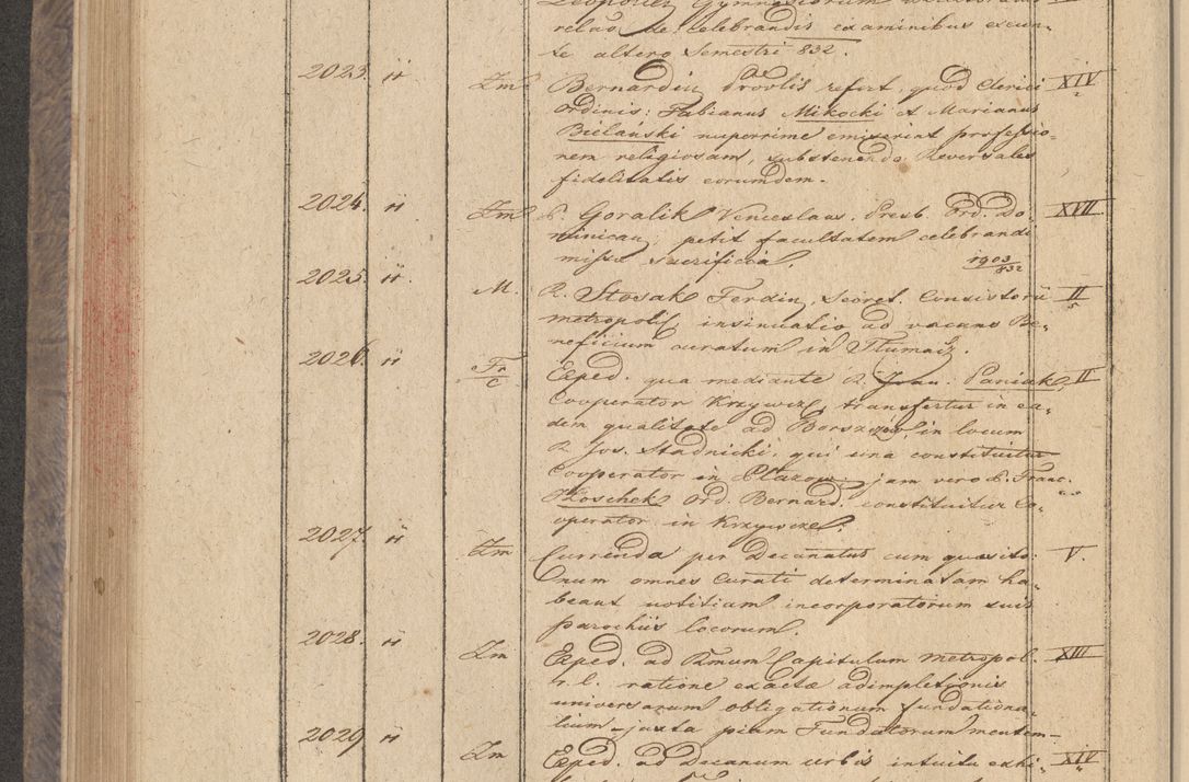 Zdjęcie nr 166 dla obiektu archiwalnego: Protocollon exhibitorum in Ecclesiasticis ex anno 1832