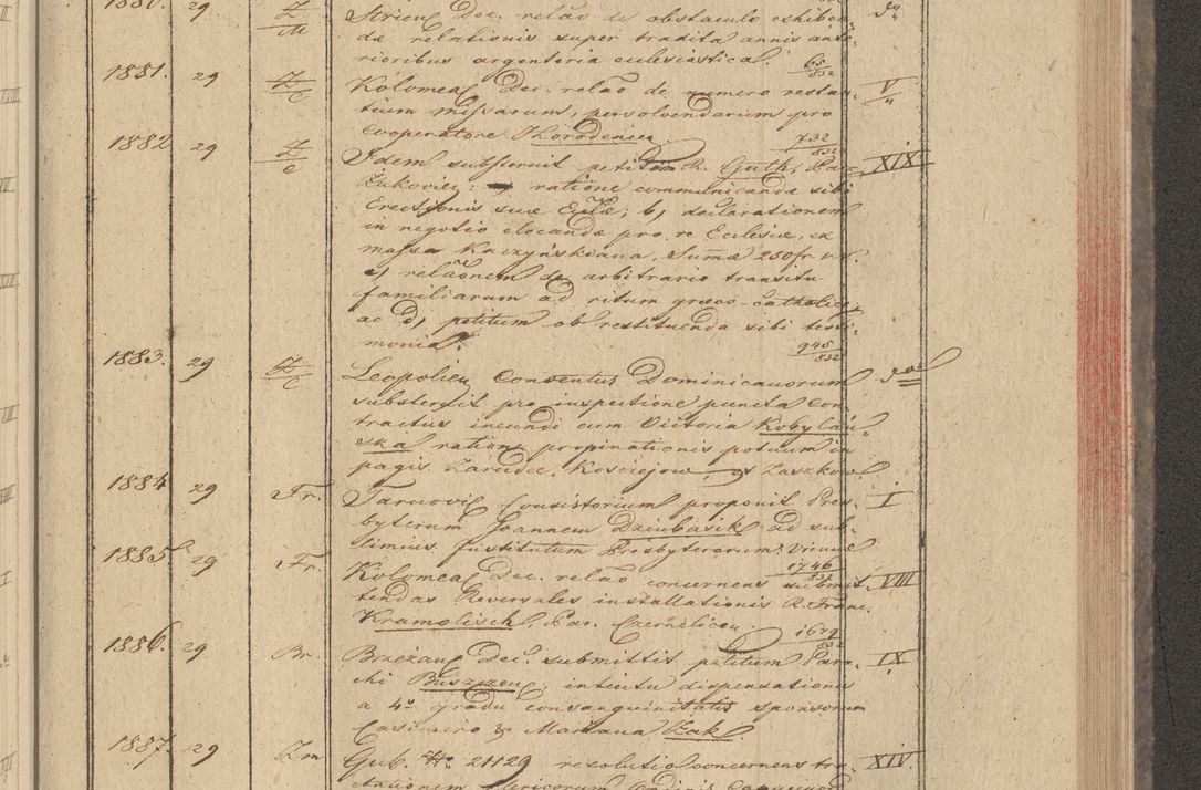 Zdjęcie nr 155 dla obiektu archiwalnego: Protocollon exhibitorum in Ecclesiasticis ex anno 1832