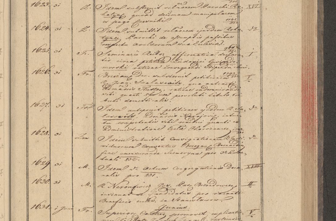 Zdjęcie nr 135 dla obiektu archiwalnego: Protocollon exhibitorum in Ecclesiasticis ex anno 1832