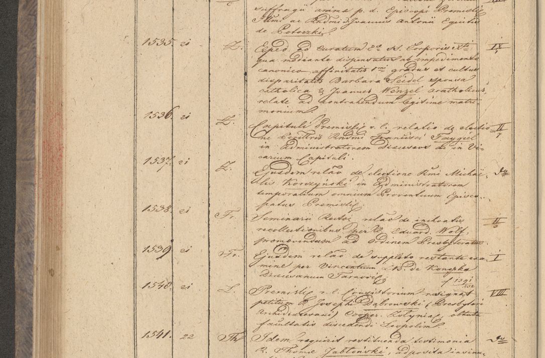 Zdjęcie nr 128 dla obiektu archiwalnego: Protocollon exhibitorum in Ecclesiasticis ex anno 1832