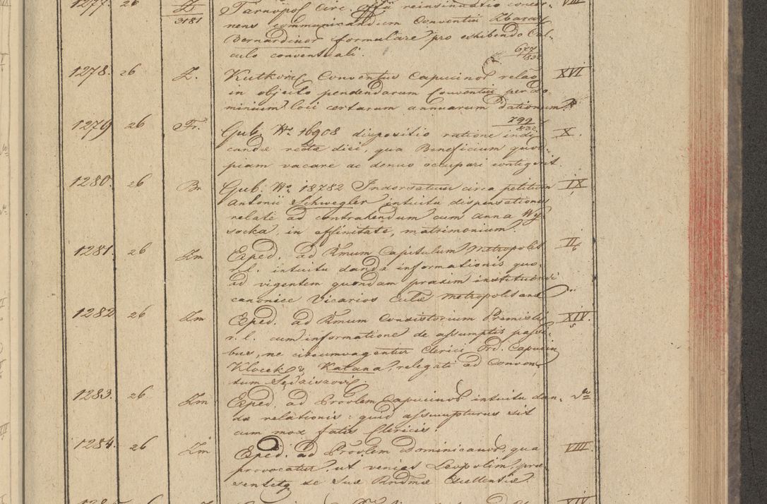 Zdjęcie nr 107 dla obiektu archiwalnego: Protocollon exhibitorum in Ecclesiasticis ex anno 1832