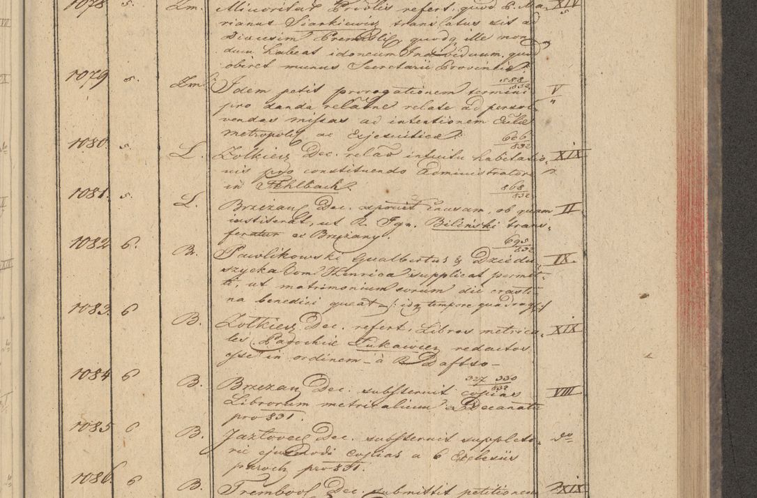 Zdjęcie nr 91 dla obiektu archiwalnego: Protocollon exhibitorum in Ecclesiasticis ex anno 1832