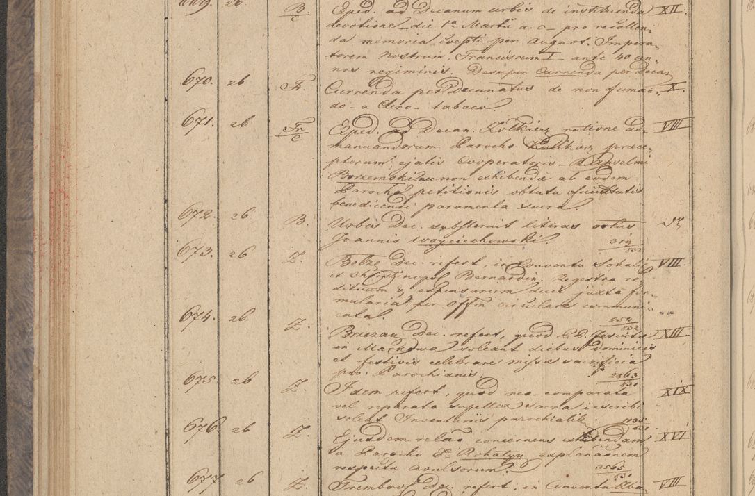 Zdjęcie nr 58 dla obiektu archiwalnego: Protocollon exhibitorum in Ecclesiasticis ex anno 1832