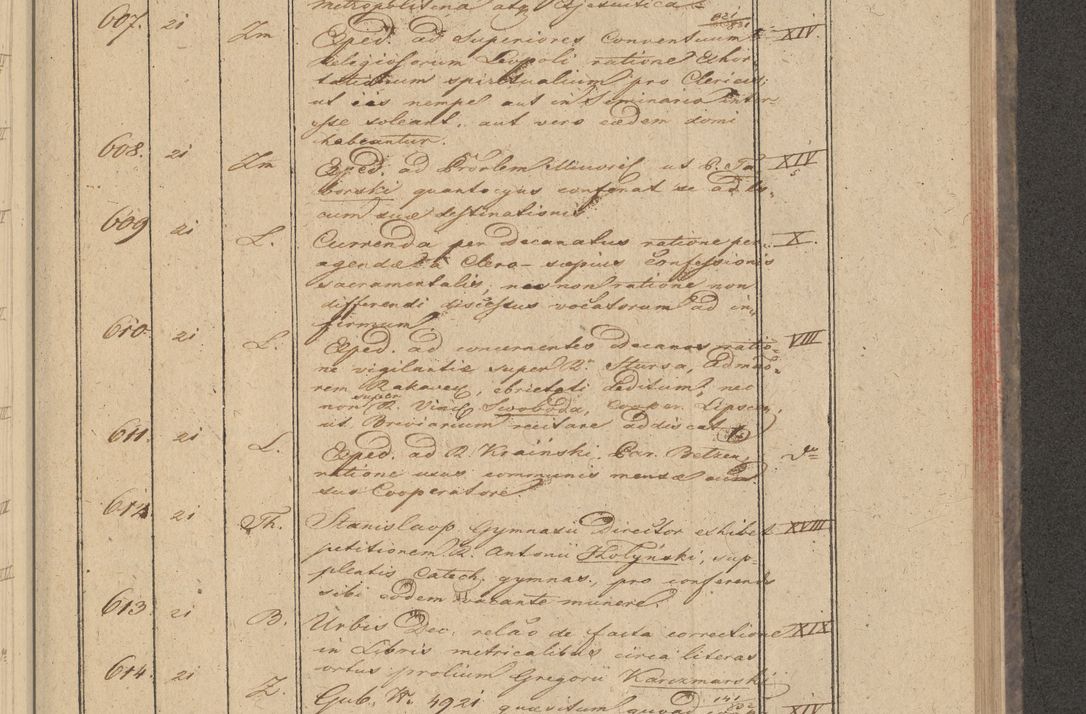 Zdjęcie nr 53 dla obiektu archiwalnego: Protocollon exhibitorum in Ecclesiasticis ex anno 1832