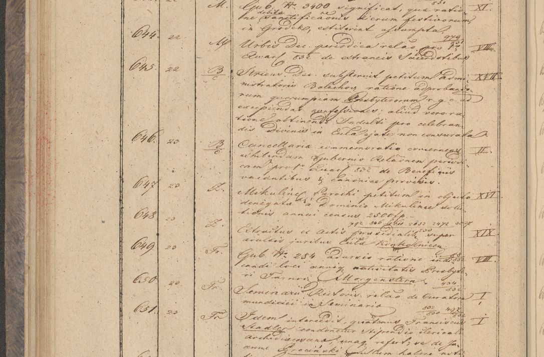 Zdjęcie nr 56 dla obiektu archiwalnego: Protocollon exhibitorum in Ecclesiasticis ex anno 1832