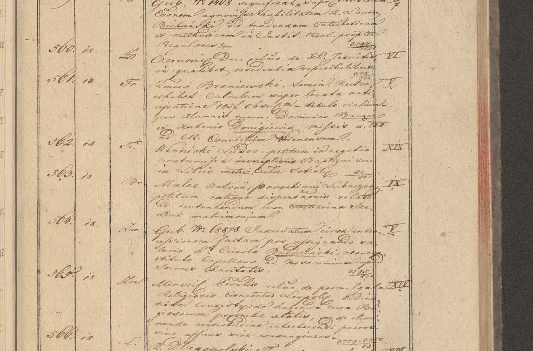 Zdjęcie nr 49 dla obiektu archiwalnego: Protocollon exhibitorum in Ecclesiasticis ex anno 1832