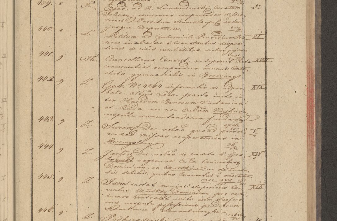 Zdjęcie nr 39 dla obiektu archiwalnego: Protocollon exhibitorum in Ecclesiasticis ex anno 1832