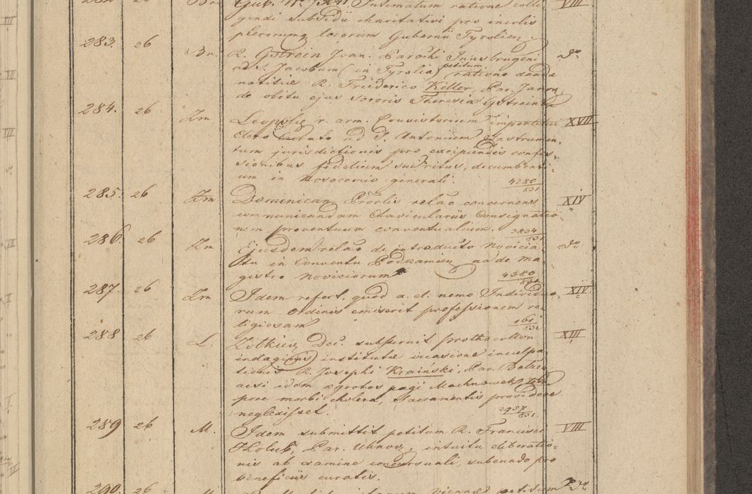 Zdjęcie nr 27 dla obiektu archiwalnego: Protocollon exhibitorum in Ecclesiasticis ex anno 1832