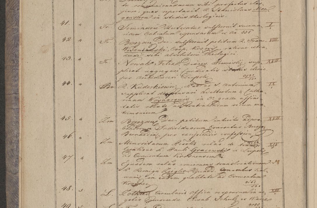 Zdjęcie nr 8 dla obiektu archiwalnego: Protocollon exhibitorum in Ecclesiasticis ex anno 1832