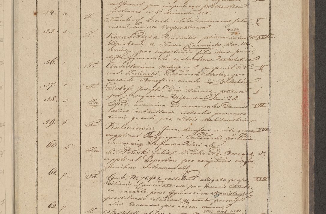 Zdjęcie nr 9 dla obiektu archiwalnego: Protocollon exhibitorum in Ecclesiasticis ex anno 1832