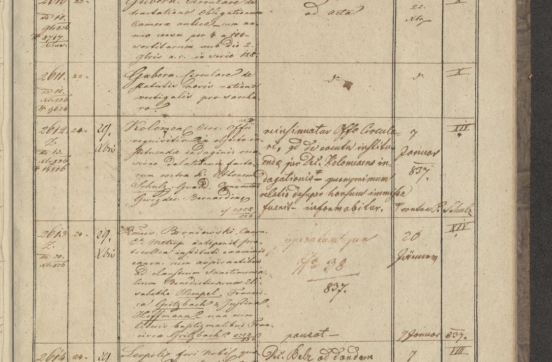 Zdjęcie nr 309 dla obiektu archiwalnego: Protocollon exhibitorum in Ecclesiasticis ex anno 1836