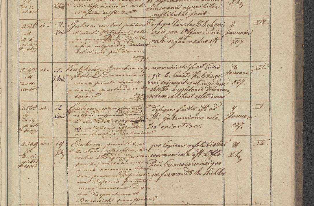 Zdjęcie nr 301 dla obiektu archiwalnego: Protocollon exhibitorum in Ecclesiasticis ex anno 1836
