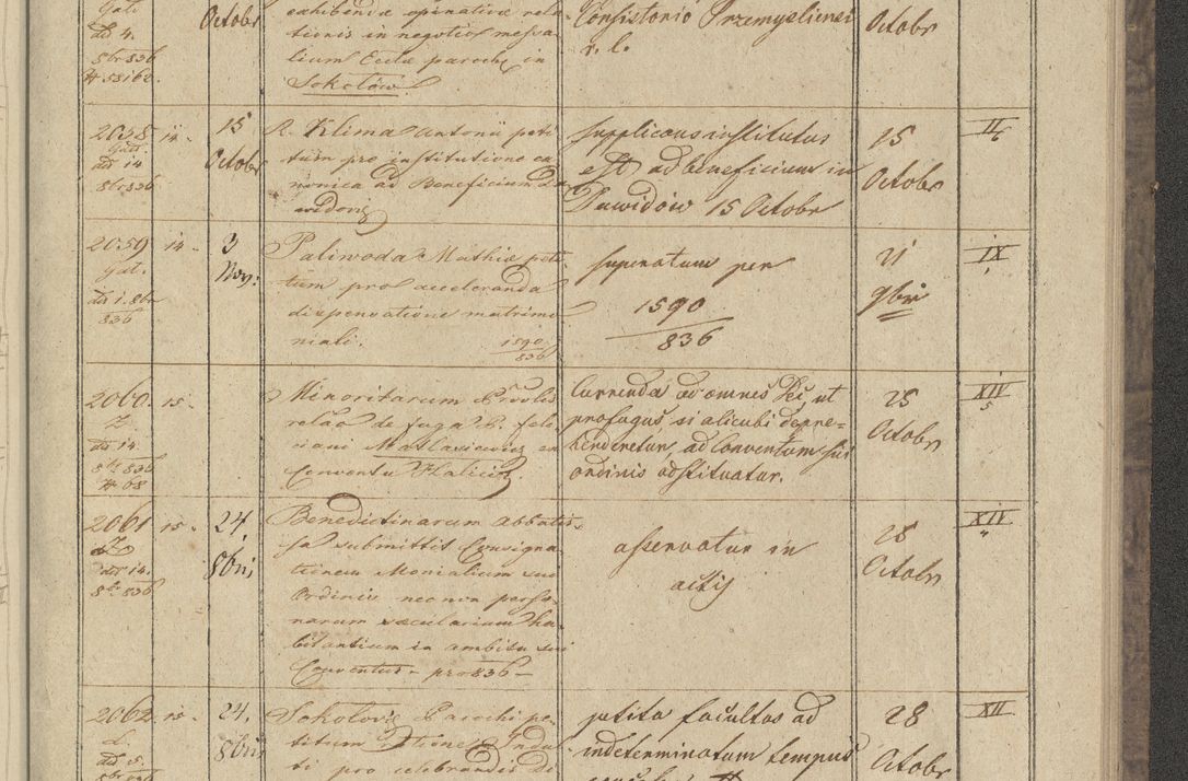 Zdjęcie nr 239 dla obiektu archiwalnego: Protocollon exhibitorum in Ecclesiasticis ex anno 1836