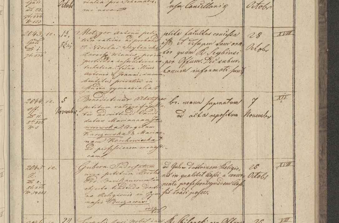 Zdjęcie nr 237 dla obiektu archiwalnego: Protocollon exhibitorum in Ecclesiasticis ex anno 1836