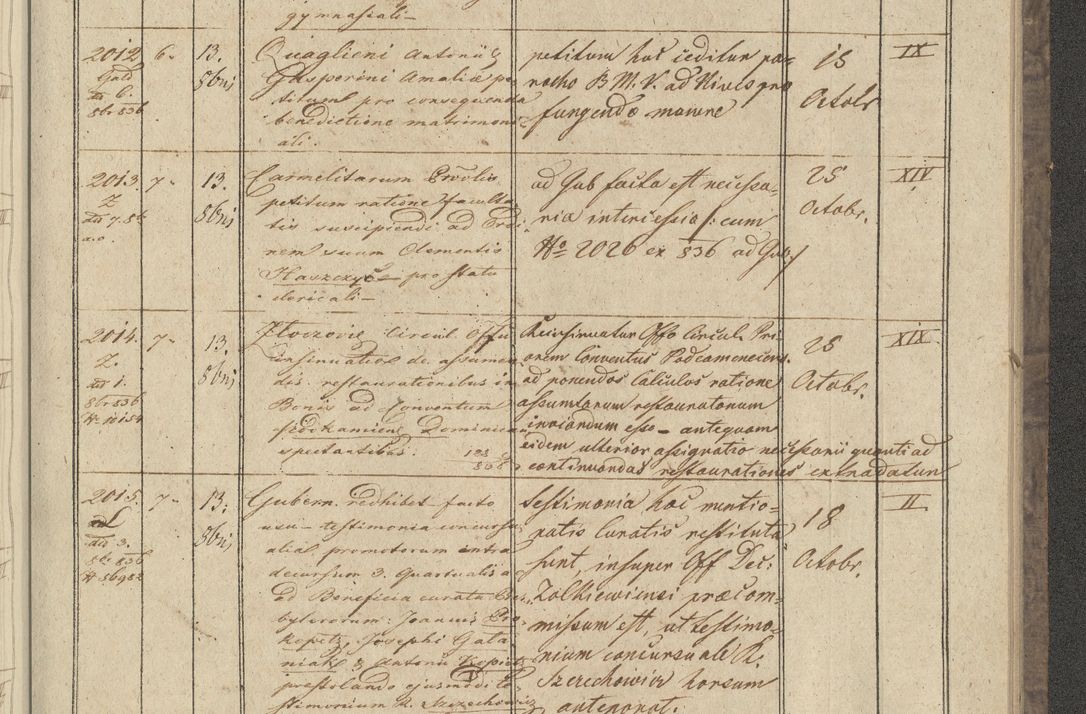 Zdjęcie nr 233 dla obiektu archiwalnego: Protocollon exhibitorum in Ecclesiasticis ex anno 1836
