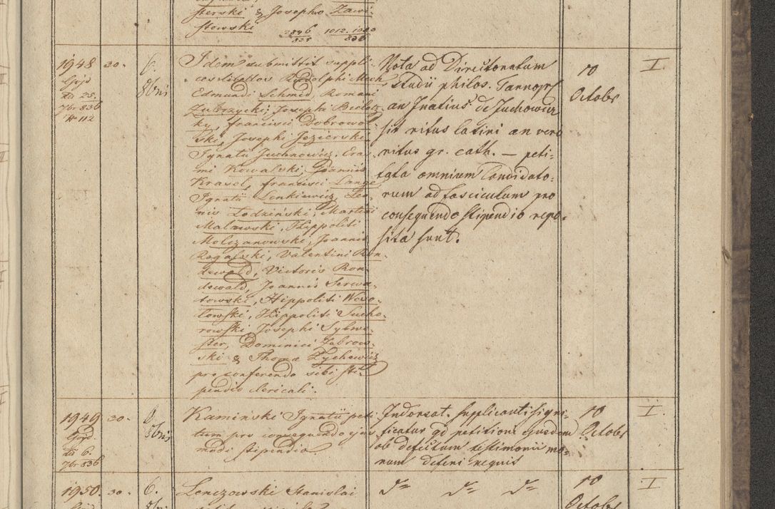 Zdjęcie nr 225 dla obiektu archiwalnego: Protocollon exhibitorum in Ecclesiasticis ex anno 1836