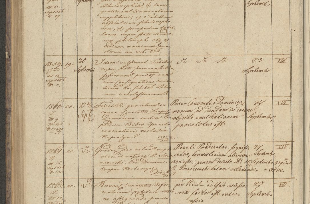 Zdjęcie nr 214 dla obiektu archiwalnego: Protocollon exhibitorum in Ecclesiasticis ex anno 1836