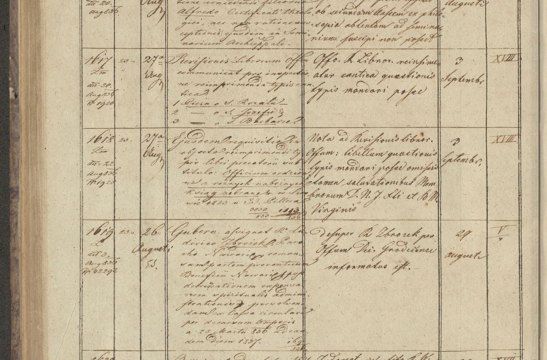Zdjęcie nr 184 dla obiektu archiwalnego: Protocollon exhibitorum in Ecclesiasticis ex anno 1836