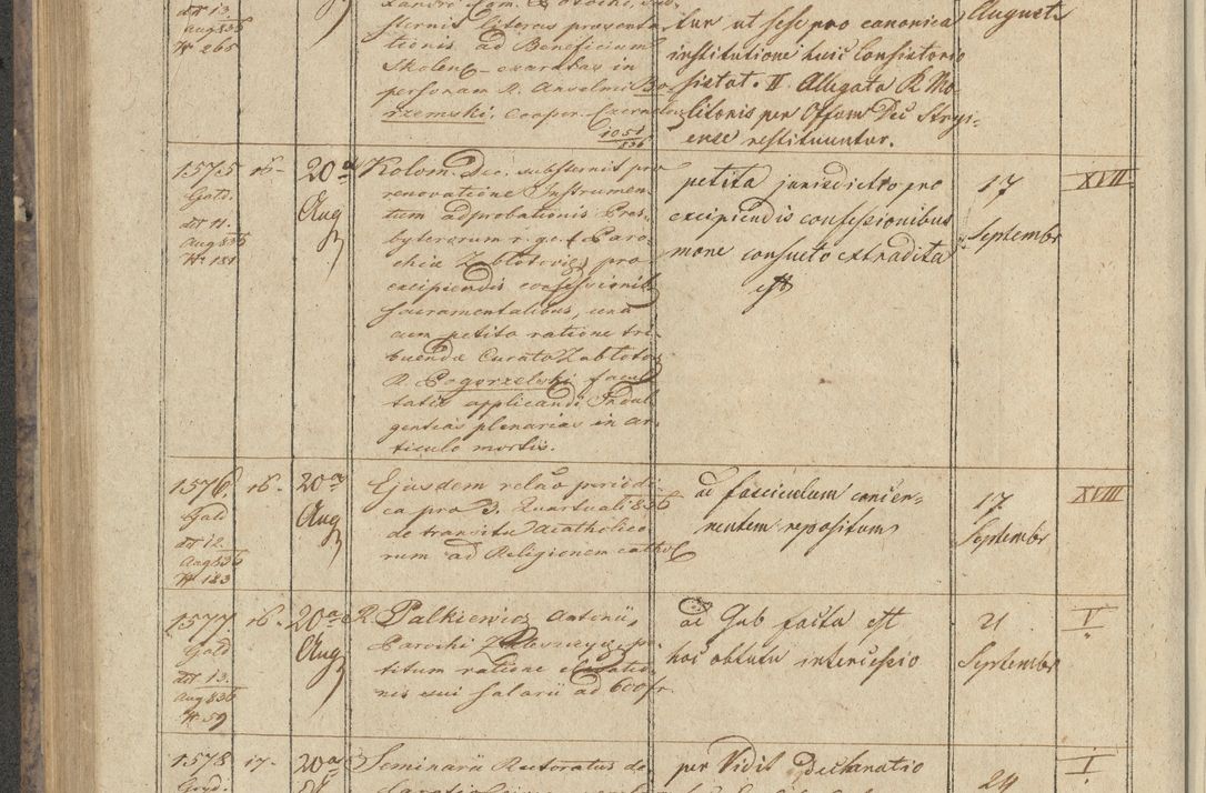 Zdjęcie nr 178 dla obiektu archiwalnego: Protocollon exhibitorum in Ecclesiasticis ex anno 1836