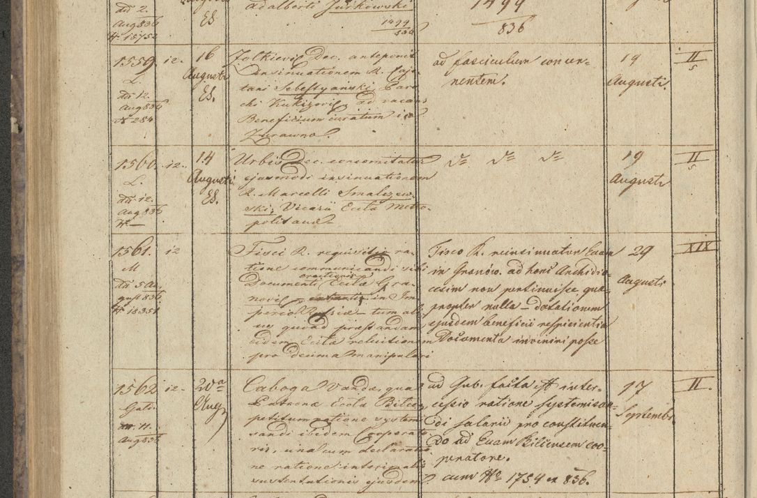 Zdjęcie nr 176 dla obiektu archiwalnego: Protocollon exhibitorum in Ecclesiasticis ex anno 1836