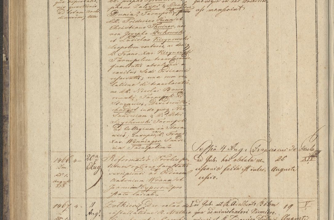 Zdjęcie nr 164 dla obiektu archiwalnego: Protocollon exhibitorum in Ecclesiasticis ex anno 1836