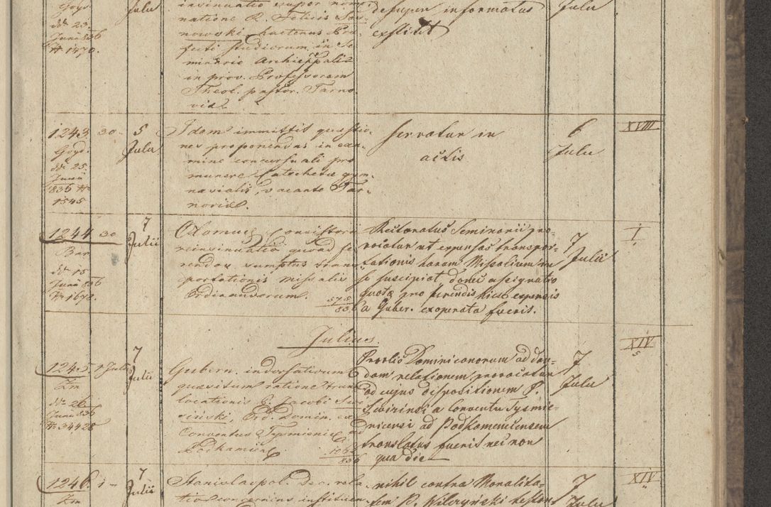 Zdjęcie nr 135 dla obiektu archiwalnego: Protocollon exhibitorum in Ecclesiasticis ex anno 1836