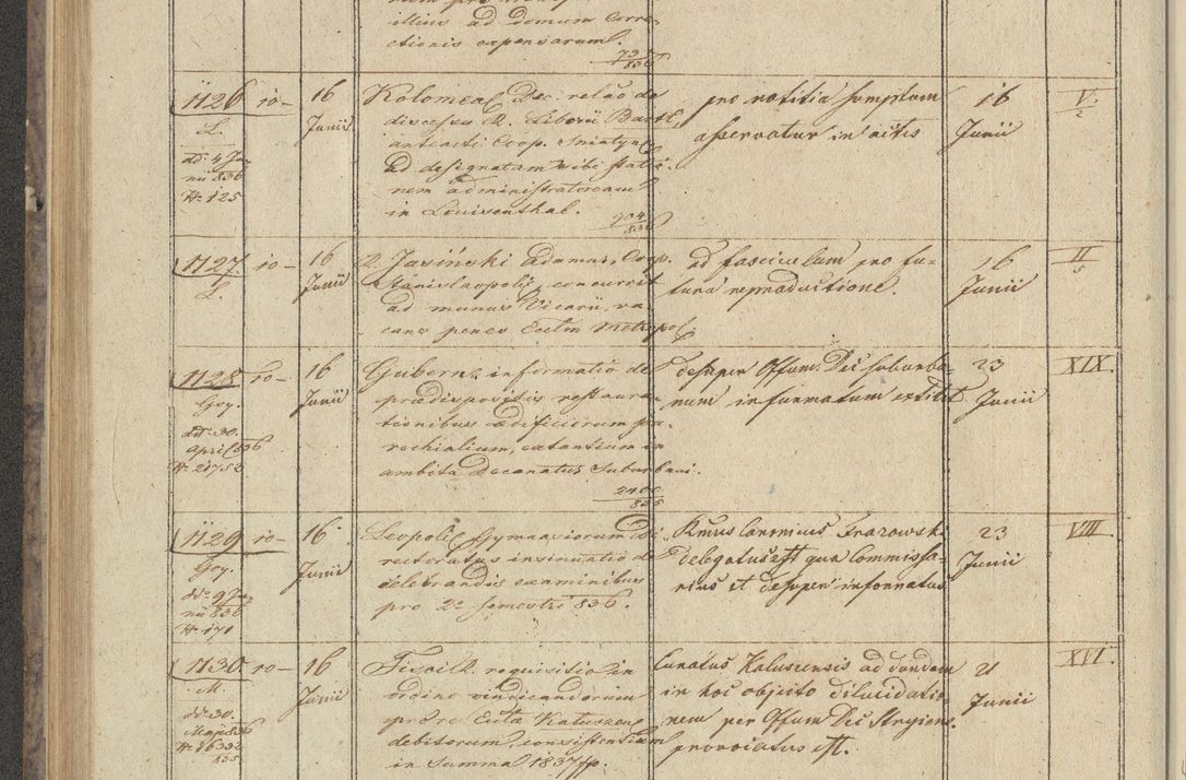 Zdjęcie nr 120 dla obiektu archiwalnego: Protocollon exhibitorum in Ecclesiasticis ex anno 1836