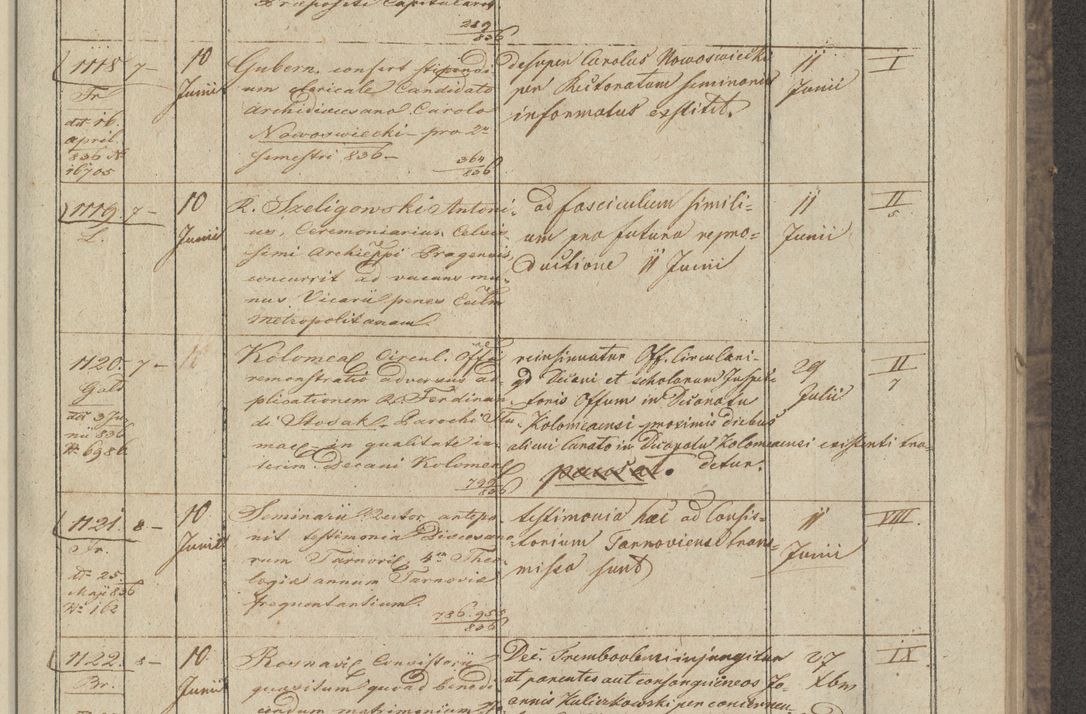 Zdjęcie nr 119 dla obiektu archiwalnego: Protocollon exhibitorum in Ecclesiasticis ex anno 1836