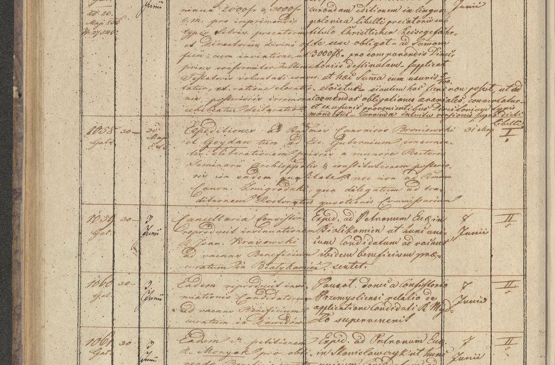Zdjęcie nr 112 dla obiektu archiwalnego: Protocollon exhibitorum in Ecclesiasticis ex anno 1836