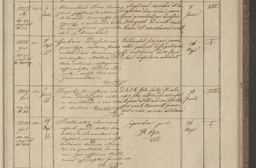 Zdjęcie nr 107 dla obiektu archiwalnego: Protocollon exhibitorum in Ecclesiasticis ex anno 1836