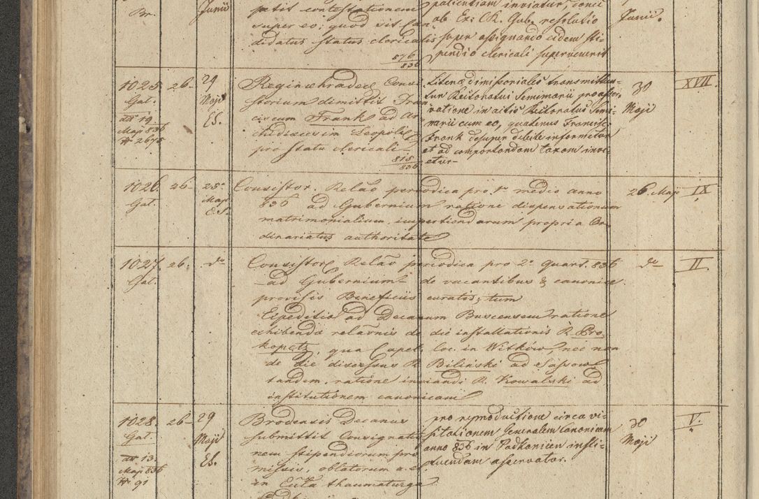 Zdjęcie nr 108 dla obiektu archiwalnego: Protocollon exhibitorum in Ecclesiasticis ex anno 1836