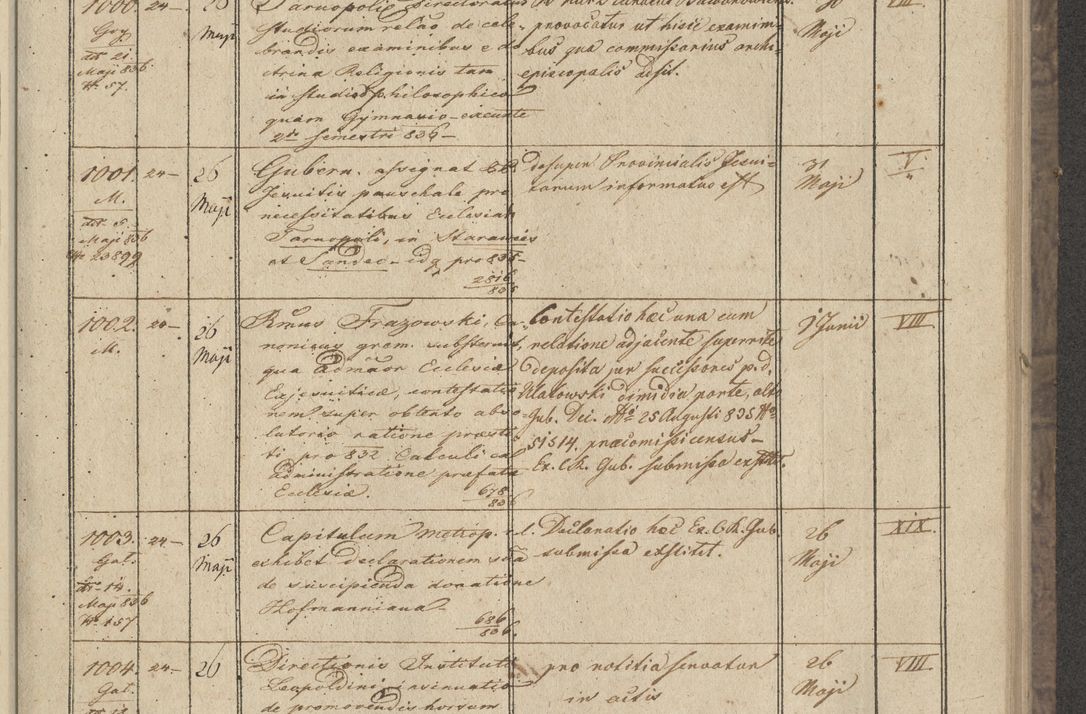 Zdjęcie nr 105 dla obiektu archiwalnego: Protocollon exhibitorum in Ecclesiasticis ex anno 1836