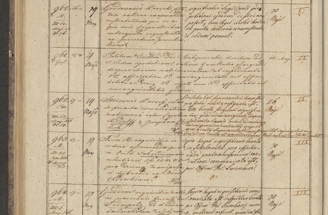 Zdjęcie nr 100 dla obiektu archiwalnego: Protocollon exhibitorum in Ecclesiasticis ex anno 1836