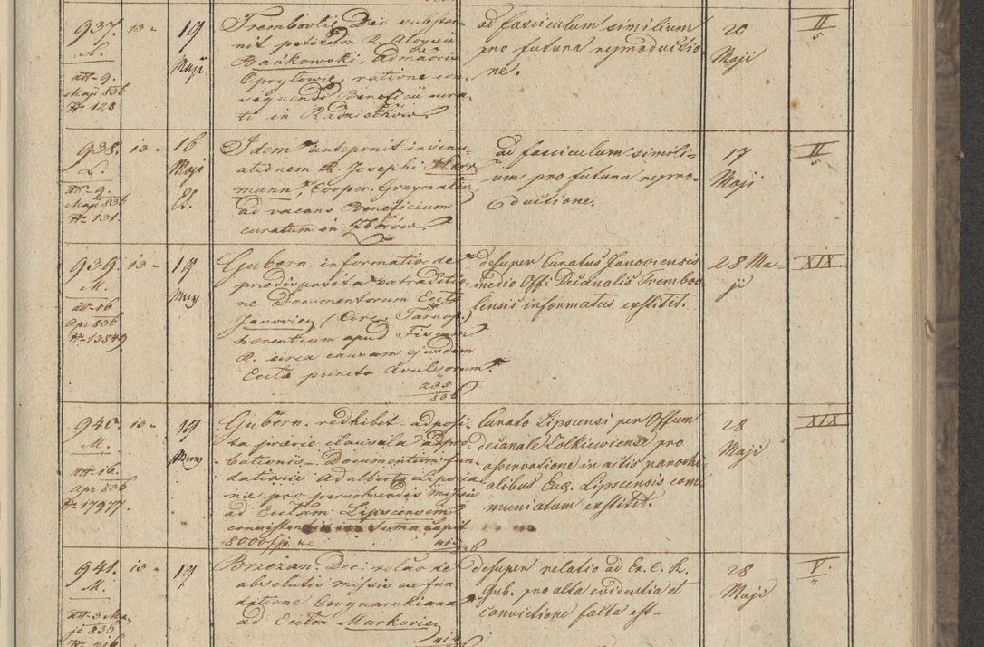 Zdjęcie nr 97 dla obiektu archiwalnego: Protocollon exhibitorum in Ecclesiasticis ex anno 1836