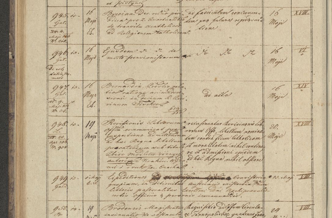 Zdjęcie nr 98 dla obiektu archiwalnego: Protocollon exhibitorum in Ecclesiasticis ex anno 1836