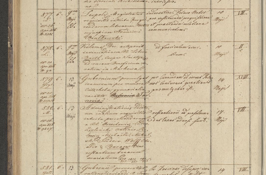 Zdjęcie nr 90 dla obiektu archiwalnego: Protocollon exhibitorum in Ecclesiasticis ex anno 1836
