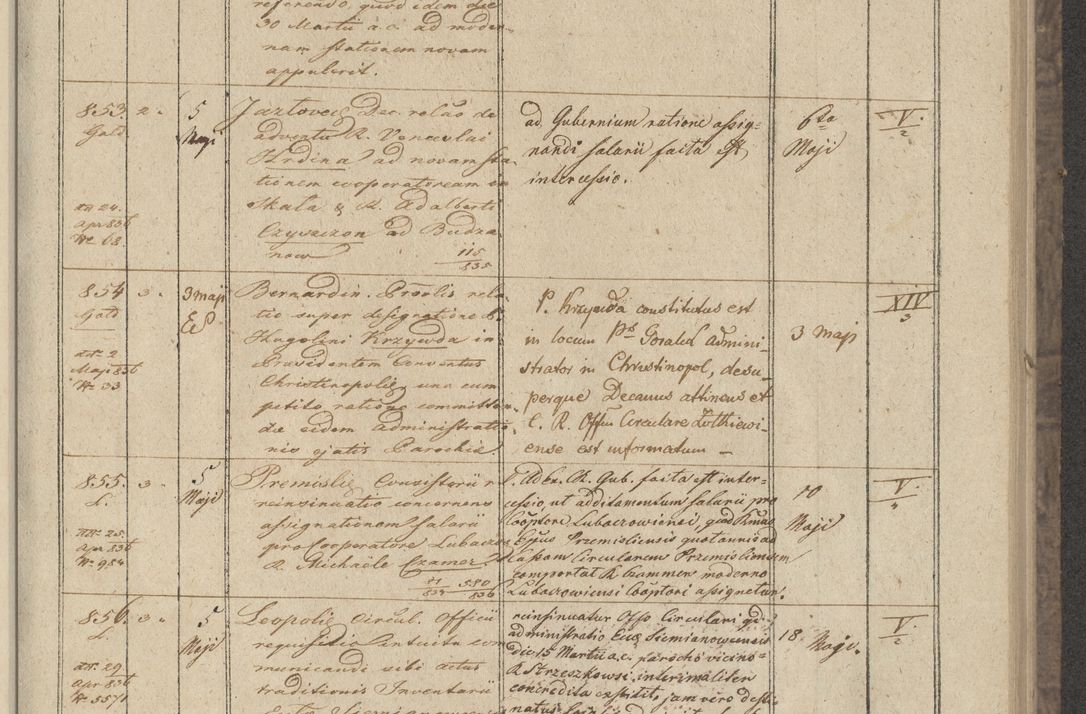 Zdjęcie nr 87 dla obiektu archiwalnego: Protocollon exhibitorum in Ecclesiasticis ex anno 1836