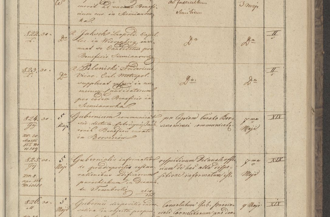 Zdjęcie nr 83 dla obiektu archiwalnego: Protocollon exhibitorum in Ecclesiasticis ex anno 1836