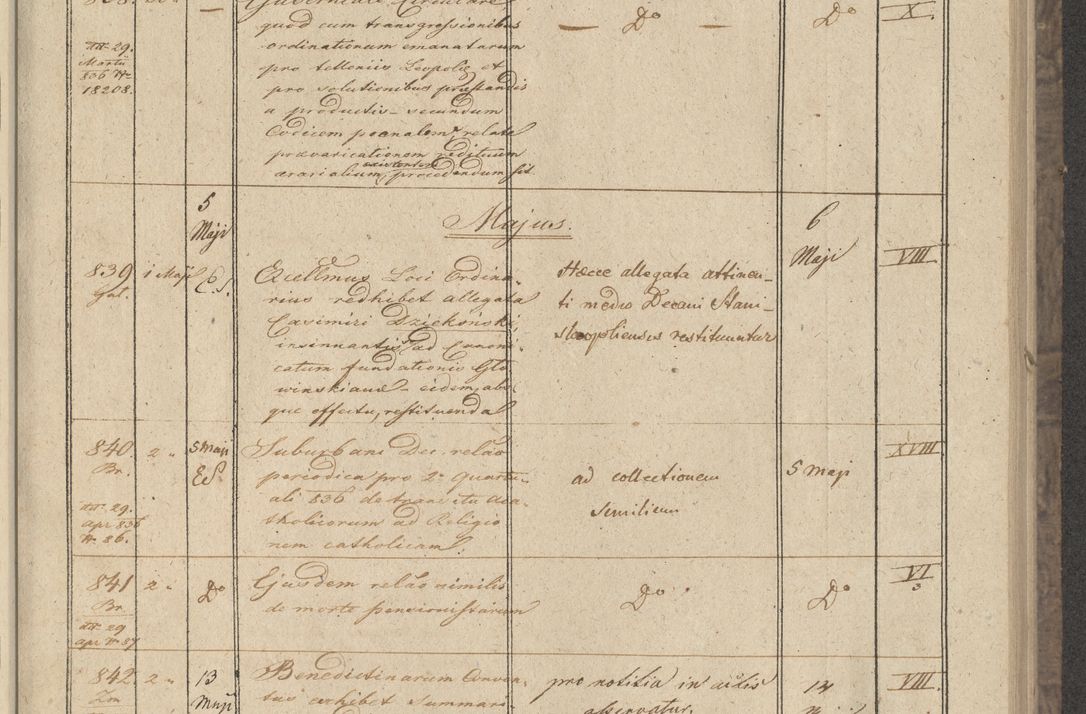 Zdjęcie nr 85 dla obiektu archiwalnego: Protocollon exhibitorum in Ecclesiasticis ex anno 1836