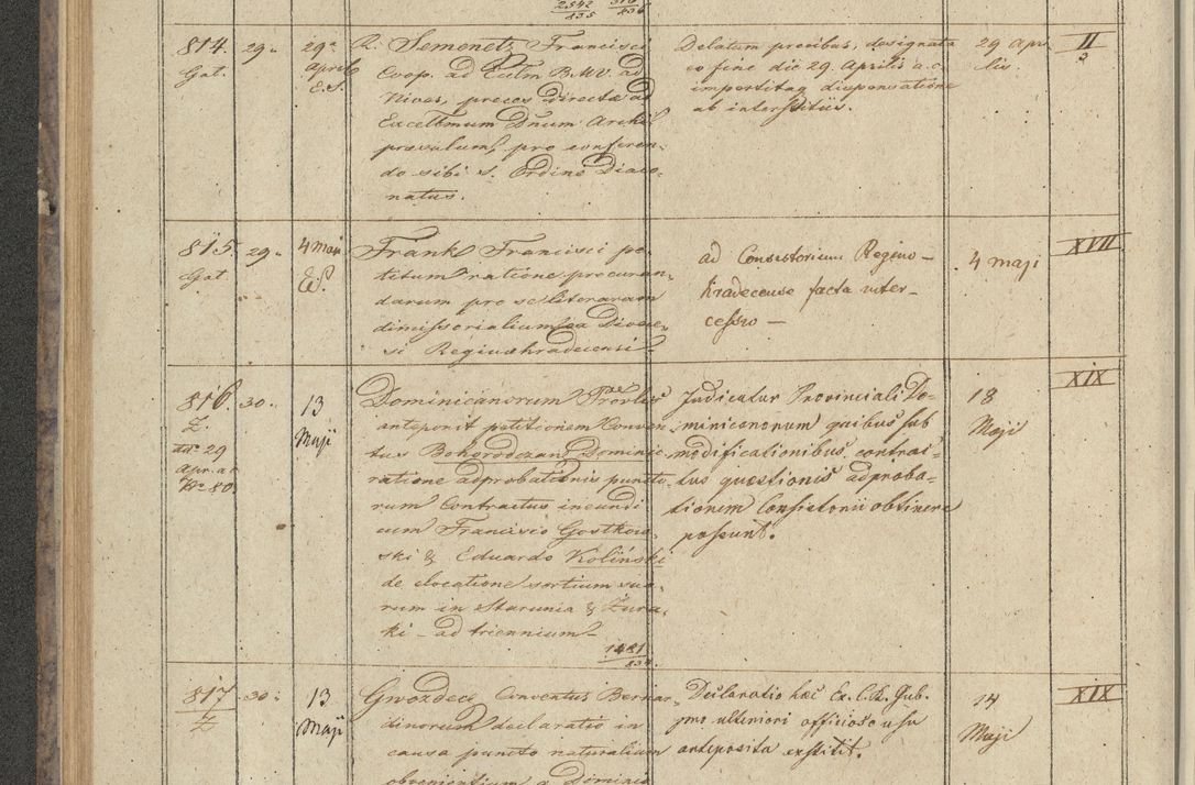 Zdjęcie nr 82 dla obiektu archiwalnego: Protocollon exhibitorum in Ecclesiasticis ex anno 1836