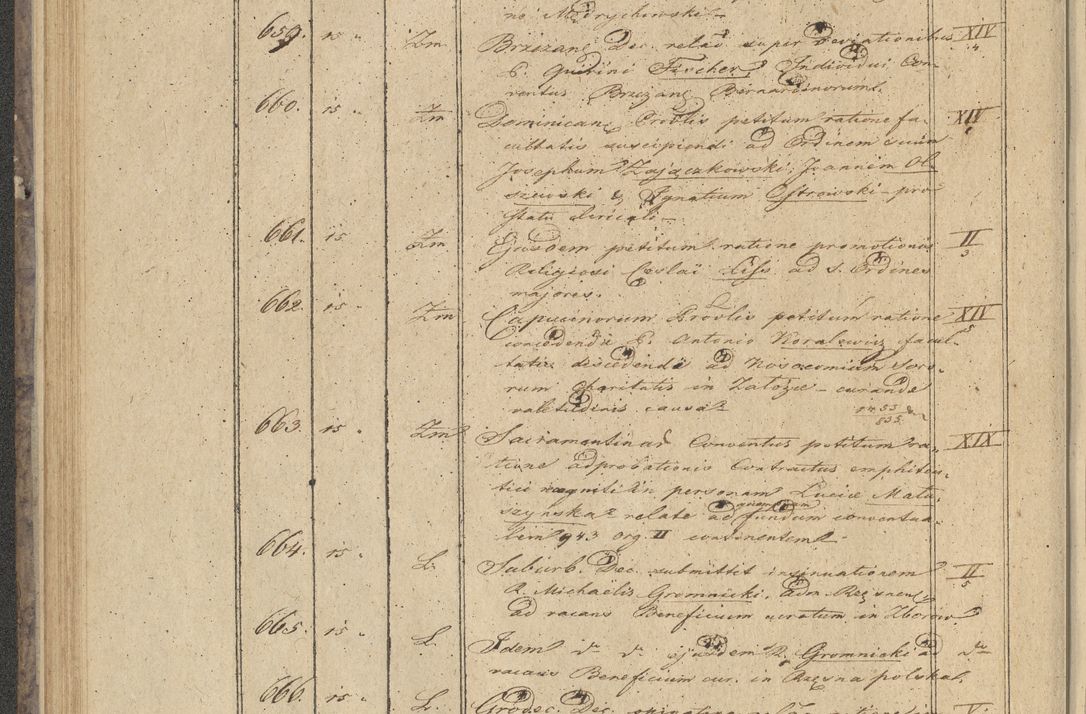 Zdjęcie nr 66 dla obiektu archiwalnego: Protocollon exhibitorum in Ecclesiasticis ex anno 1836