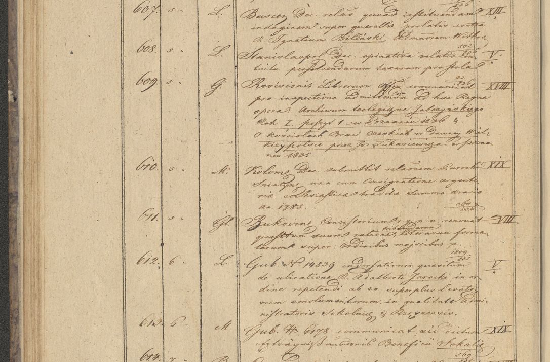Zdjęcie nr 62 dla obiektu archiwalnego: Protocollon exhibitorum in Ecclesiasticis ex anno 1836