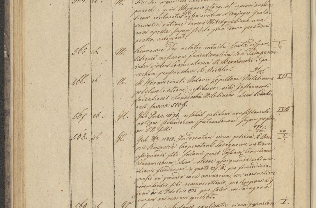 Zdjęcie nr 58 dla obiektu archiwalnego: Protocollon exhibitorum in Ecclesiasticis ex anno 1836